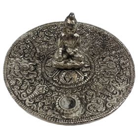 Metal Incense Dish - Buddha